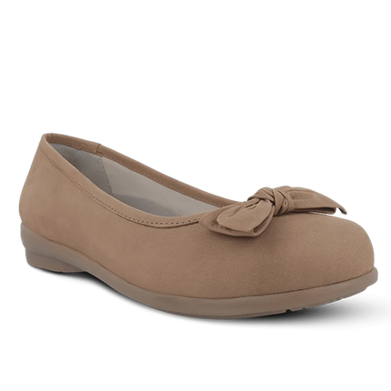 Green Comfort Vela Bow Ballerina sko