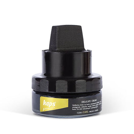 Kaps Delicate Cream - Skocreme med svamp sort