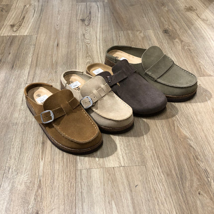 Nou Corwin Unisex Leather Cork Clog sandal